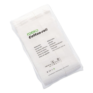 Roeko Cotton Rolls — 1000 pack branded packaging
