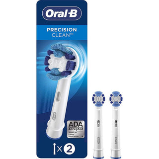 Oral-B Precision Clean Toothbrush Heads — White (2 Pack)